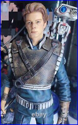 Star Wars Fallen Order Cal Kestis 1/4 Artist Made Custom Statue Not Hot Toys