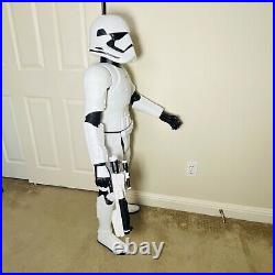 Star Wars First Order 48 Stormtrooper Battle Buddy Figure Jakks Pacific W Sound