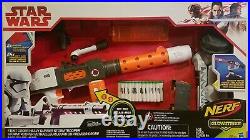 Star Wars First Order Heavy Gunner Stormtrooper Nerf GlowStrike Blaster NEW