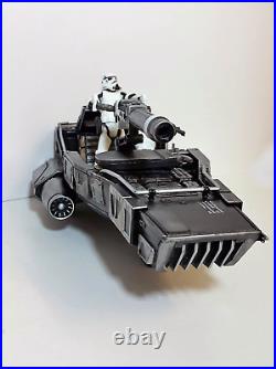 Star Wars First Order Imperial Snowspeeder Black Series Vintage Black Custom
