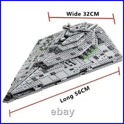 Star Wars First Order Star Destroyer 75190 Building Blocks Toy Bricks Set New