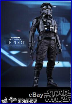 Star Wars First Order TIE Pilot 1/6 Hot Toys Sideshow 902555 MMS324 NIB