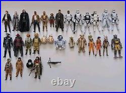 Star Wars Force Awakens, Rebels, Last Jedi 3.75 Action Figure Lot Of 30 Hasbro