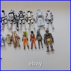 Star Wars Force Awakens, Rebels, Last Jedi 3.75 Action Figure Lot Of 30 Hasbro