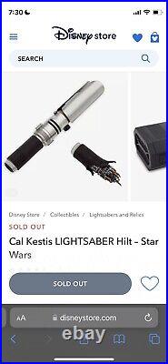 Star Wars Galaxy's Edge Cal Kestis Jedi Fallen Order Legacy Lightsaber Disney