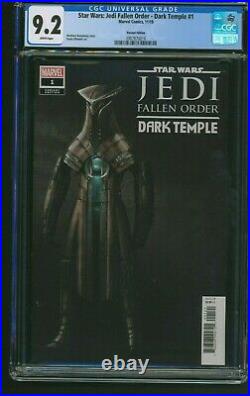Star Wars Jedi Fallen Order Dark Temple #1 CGC 9.2 Variant 1st Cere Junda