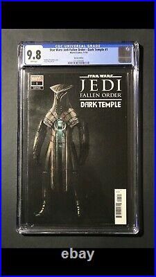 Star Wars Jedi Fallen Order Dark Temple #1 CGC NM+ 9.8 Variant 1st Cere Junda