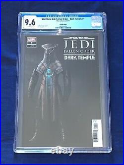 Star Wars Jedi Fallen Order Dark Temple #1 Game Variant CGC 9.6 1st Cere Junda