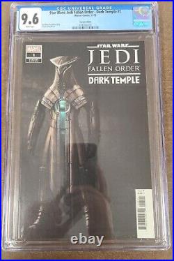 Star Wars Jedi Fallen Order Dark Temple #1 Game Variant CGC 9.6 1st Cere Junda