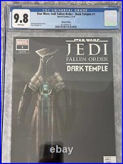 Star Wars Jedi Fallen Order Dark Temple #1 Game Variant CGC 9.8 1st Cere Junda