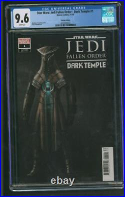 Star Wars Jedi Fallen Order Dark Temple #1 Variant CGC 9.6