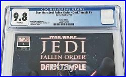 Star Wars Jedi Fallen Order Dark Temple 5 CGC 9.8 Second Sister Inquisitor 110
