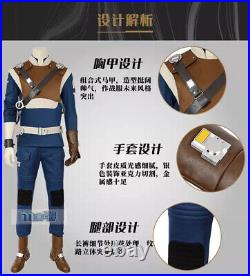 Star Wars Jedifallen Order Cal Kestis Cosplay Costume Suit Party Dress Outfits