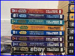 Star Wars Lot Of 52 Paper Back Books New Jedi Order Young Jedi Knights & More