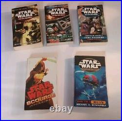 Star Wars Lot of 10 Paperback Books Various Authors New Jedi Order Scourge Sith