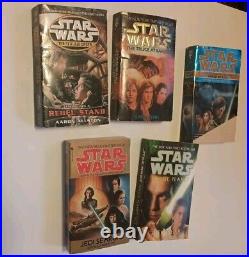 Star Wars Lot of 10 Paperback Books Various Authors New Jedi Order Scourge Sith