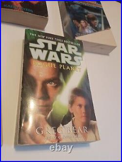 Star Wars Lot of 10 Paperback Books Various Authors New Jedi Order Scourge Sith