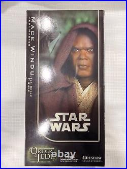 Star Wars Mace Windu Jedi Master Order of the Jedi Sideshow Exclusive 12 Figure