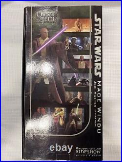 Star Wars Mace Windu Jedi Master Order of the Jedi Sideshow Exclusive 12 Figure