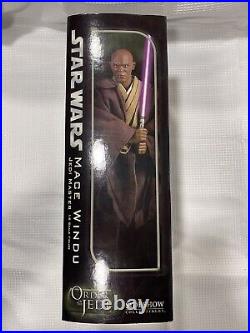 Star Wars Mace Windu Jedi Master Order of the Jedi Sideshow Exclusive 12 Figure