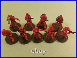 Star Wars Miniatures Custom Custom Lot Repaints Sith Trooper First Order Red x9