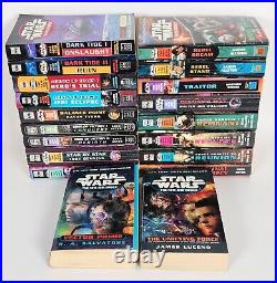 Star Wars New Jedi Order Complete Series Book Lot 1-19 Vintage NJO Set Paperback