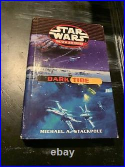 Star Wars New Jedi OrderDark Tide Onslaught/Ruin SIGNED by Michael A. Stackpole