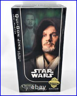 Star Wars Order of the Jedi QUI-GON JINN Figure 1/6 Scale Sideshow Exclusive