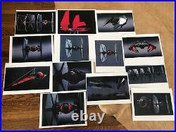 Star Wars Real Concept Art Prints Lucasfilm ILM Empire First Order Ship Prop Lot