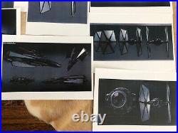 Star Wars Real Concept Art Prints Lucasfilm ILM Empire First Order Ship Prop Lot