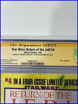 Star Wars Return Of The Jedi 4 Cgc 9.6 SS Ian Mcdiarmid Execute Order 66