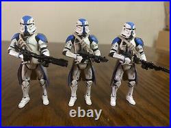 Star Wars Saga Collection Order 66 501st Clone Trooper Airborne Lot