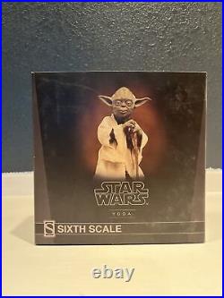 Star Wars Sideshow Toys Order of the Jedi Yoda 16 Scale 2011 NIB