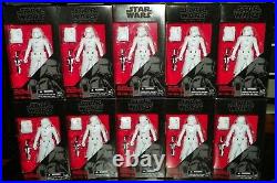 Star Wars The Black Series 6 Action Figures Lot Of 10 First Order Snowtrooper