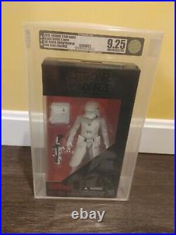 Star Wars The Black Series 6 Inch First Order Snowtrooper #12 Graded AFA U9.25