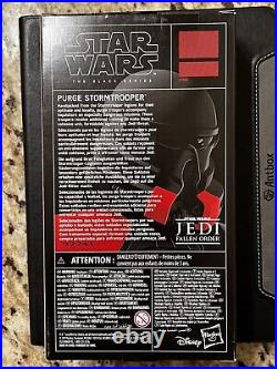 Star Wars The Black Series 6 Inch Purge Stormtrooper Jedi Fallen Order Exclusive