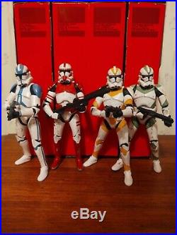 Star Wars The Black Series Clone Troopers Order 66 4 pack 6 inch Action Figure