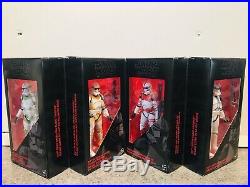 Star Wars The Black Series Entertainment Earth Clone Trooper Order 66 4-pack MIB