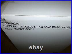 Star Wars The Black Series First Order Special Forces TIE Fighter MISB 6 Deluxe