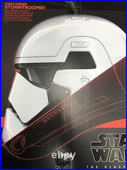 Star Wars The Black Series First Order Stormtrooper Premium Electronic Helmet, T