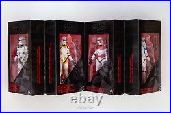 Star Wars The Black Series Order 66 Set of 4 Action Figures EE Exclusive Clones