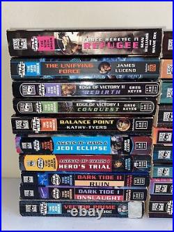 Star Wars The New Jedi Order Series Books Complete Set, 1-19 Paperback Lot