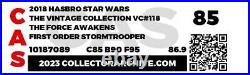 Star Wars Vintage Collection Cas 85+ First Order Stormtrooper Vc118 Not Afa
