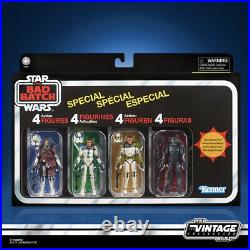 Star Wars Vintage Collection The Bad Batch Special 4 Pack Confirmed Pre Order