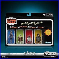 Star Wars Vintage Escape Order 66 4-Pack Ahsoka Tano R7-A7, CH-33P, RG-G1 Figure