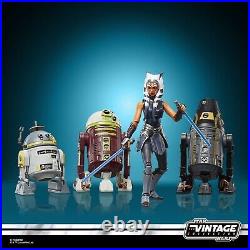 Star Wars Vintage Escape Order 66 4-Pack Ahsoka Tano R7-A7, CH-33P, RG-G1 Figure