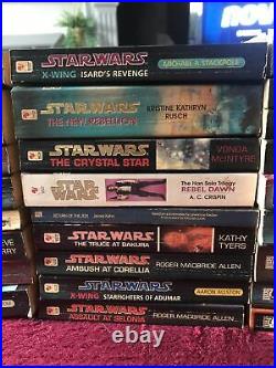 Star Wars X35 Novel Book Bundle New Jedi Order X-wing And More