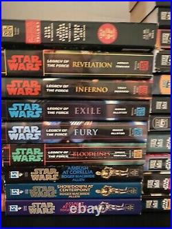 Star wars hardcover Paperback lot, New Jedi Order PLUS READ DESCRIPTION