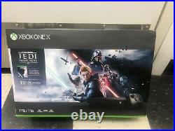 Xbox One X 1TB Star Wars Jedi Fallen Order Deluxe Edition Console Bundle Black