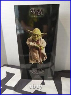 Yoda Jedi Master Order of Jedi 12 1/6 STAR WARS SIDESHOW NEW MIB